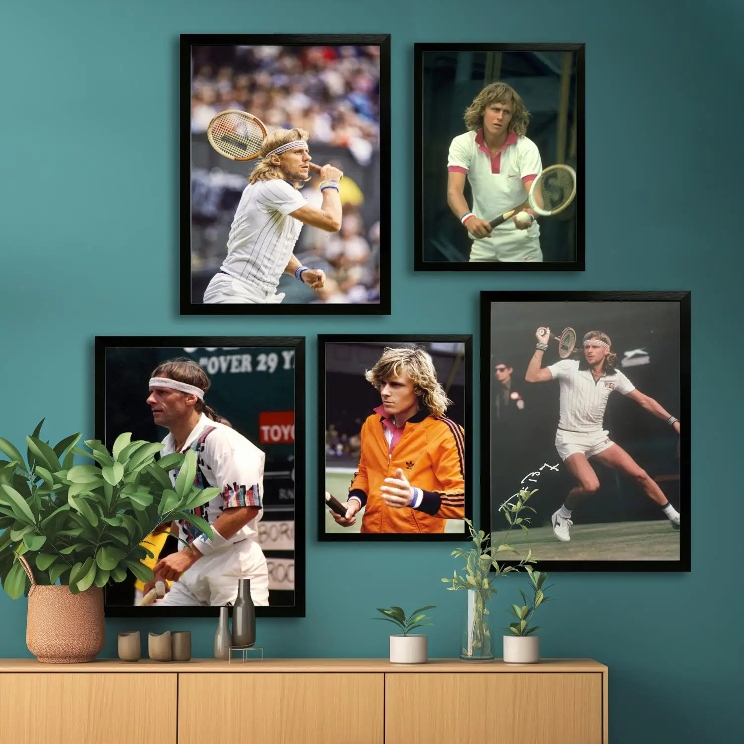 bjorn borg Canvas Art Poster, Wall Art, Picture Print, Modern Family, Bedroom Decor, Posters,Decorative painting