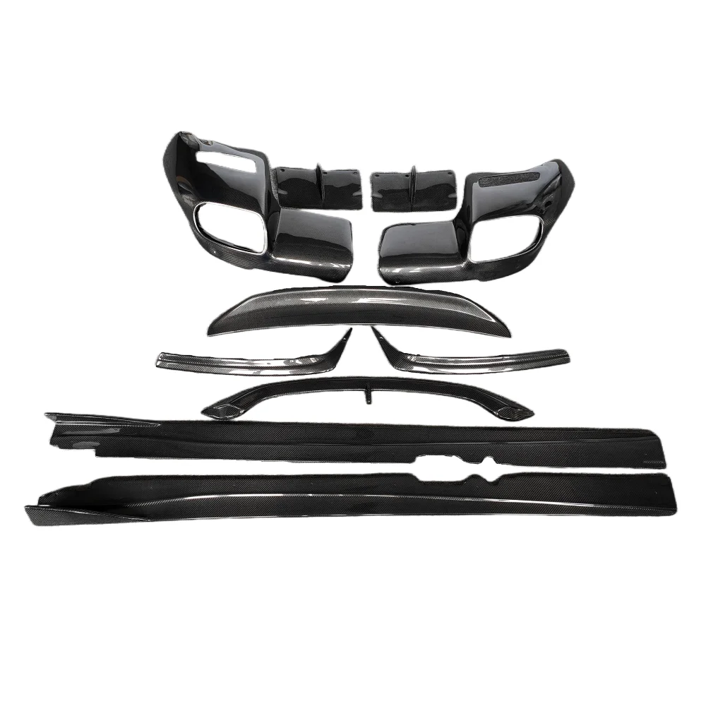 

Оригинальный комплект кузова в стиле Ferrari F12 Berlinetta RZ, передний диффузор, боковые юбки, задний спойлер, задний диффузор из углеродного волокна