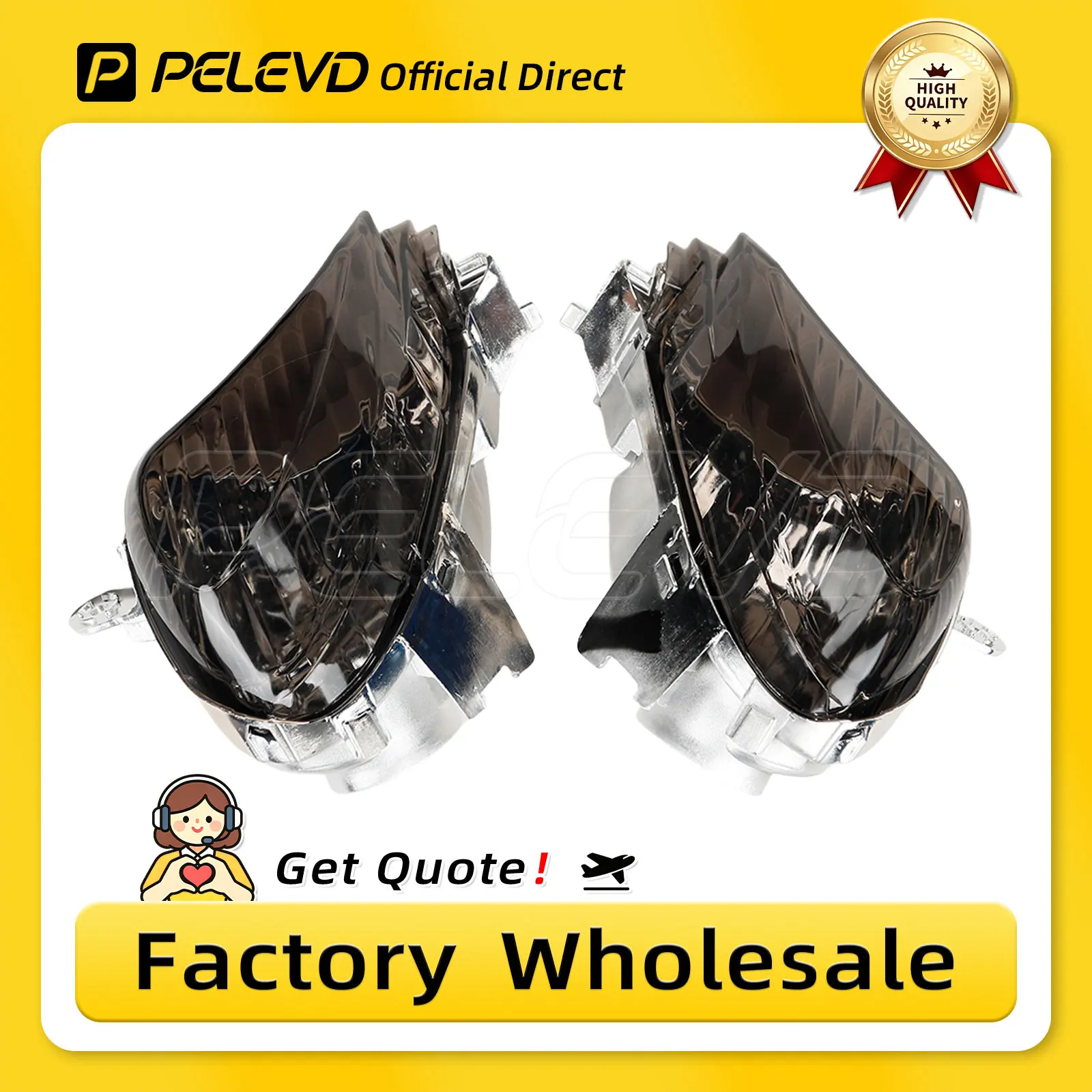 Motorcycle Front Turn Signal Lamp Indicator Light Blinkers For Suzuki Hayabusa GSXR1300 GSXR 1300 2008-20172018 2019 2020 ABS