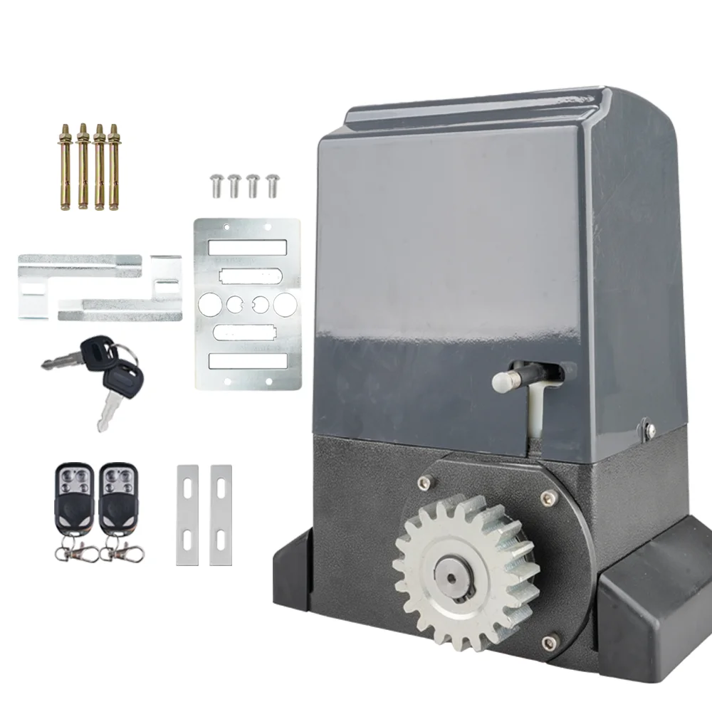

Modern 1200kg Fence Aluminium Gate Operators Sliding Motor Door Opener Set with Accessories for Hotels and Villas