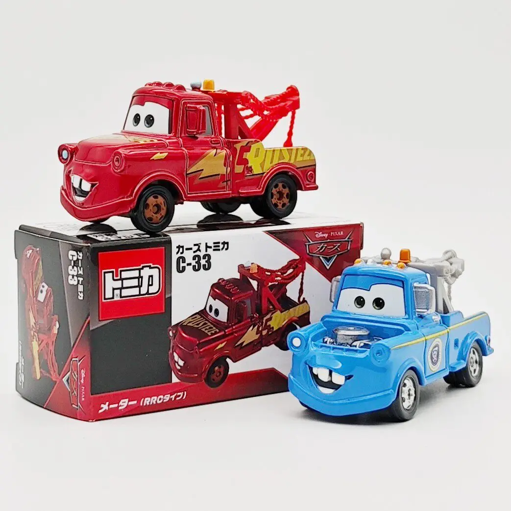 In Stock Original TAKARA TOMY Cars Tomica Mater Tow Truck Diecast Alloy Car Model 1/64 Scale Collectible Toy for Boys