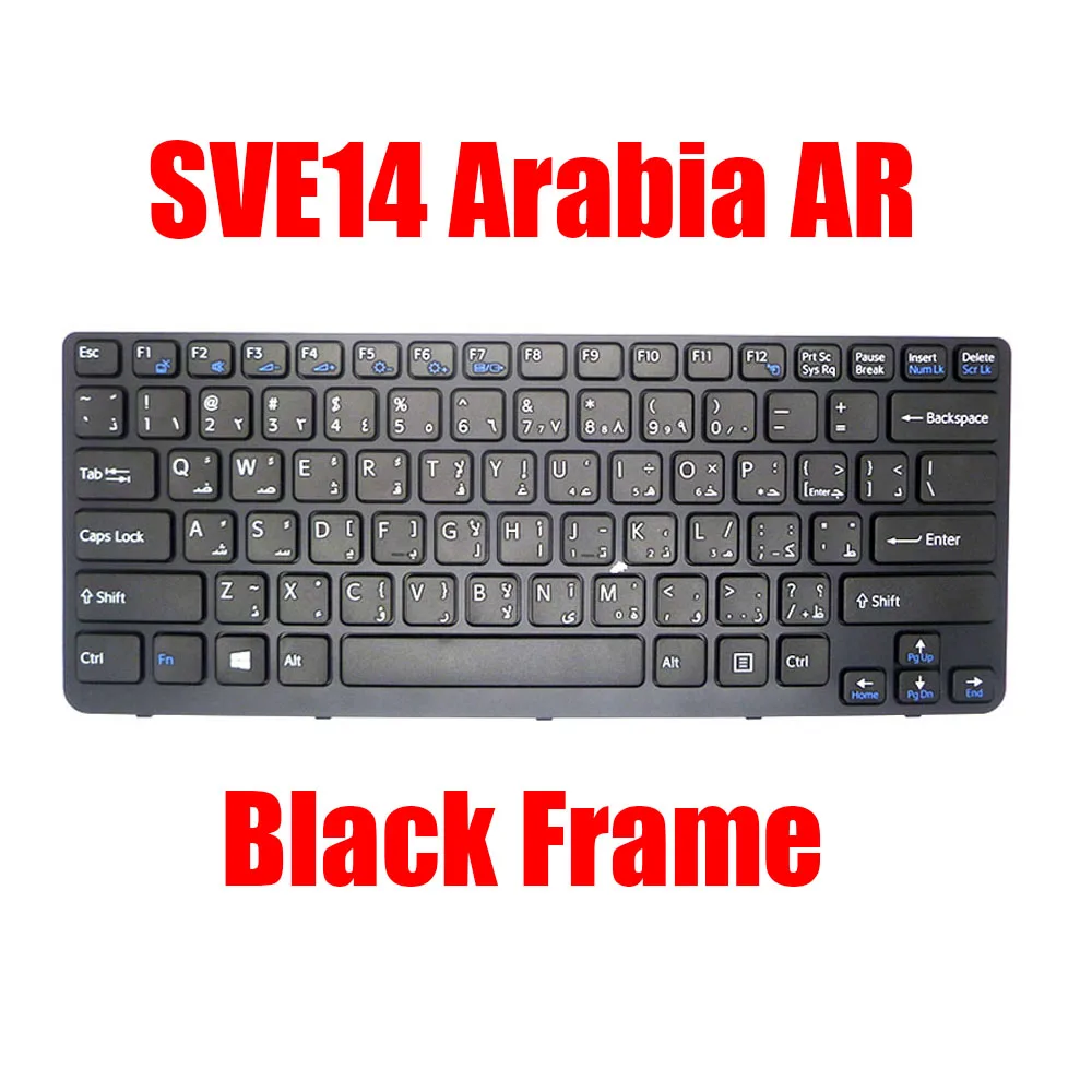 Arabia AR Laptop Keyboard For SONY SVE14 MP-11K83A0-8862W 149148811SA MP-11K83A0-886 149024871SA MP-11K83T0-8861 149024361TH New