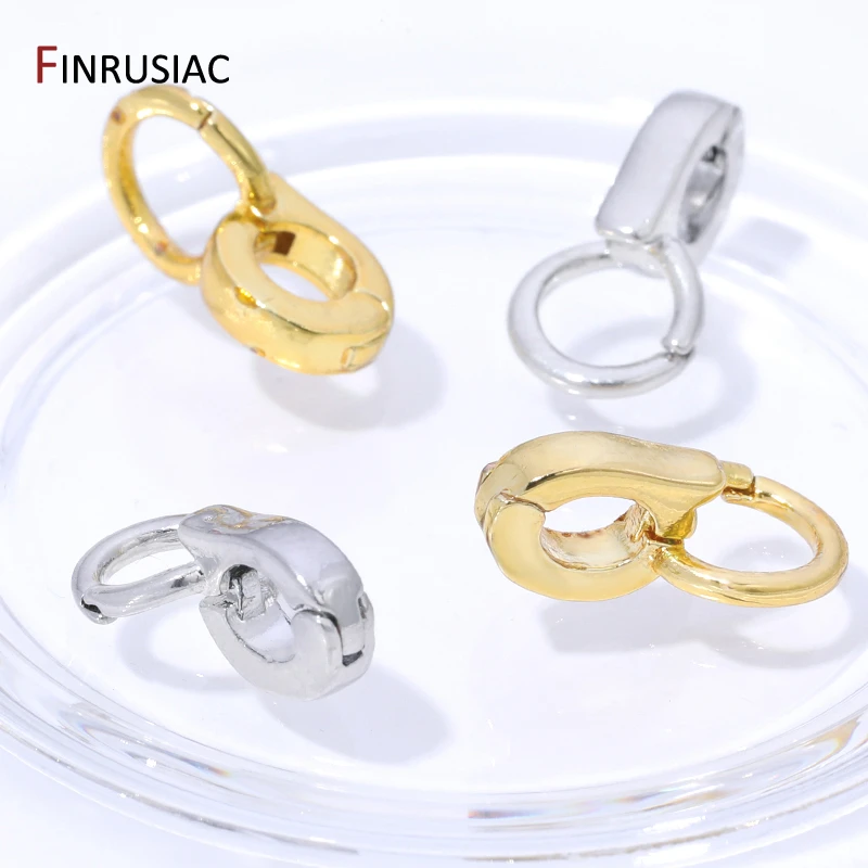 14K مطلية بالذهب النحاس محسن قلادة الكفالة موصل لصنع المجوهرات ، الكفالة للمجوهرات ، DIY بها بنفسك قلادة سوار صنع الإمدادات