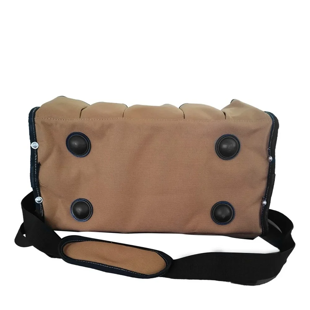 NEW Tool Tote With Adjustable Shoulder Strap And Reinforced Handles Heavy Duty Oxford Fabric Electricians Tool Bag Organizer