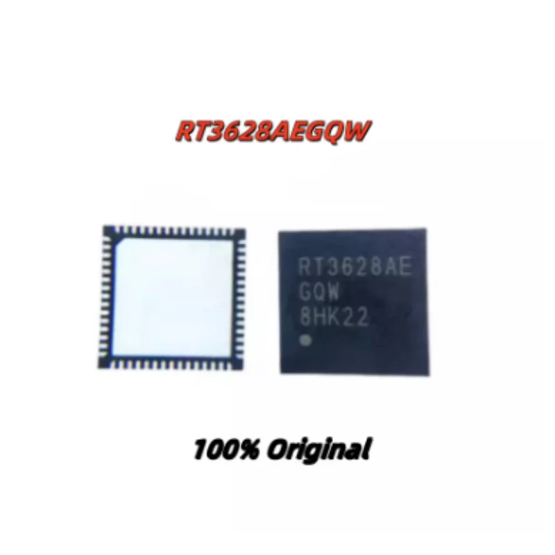 10PCS RT3628AEGQW WQFN-60 IMVP9.1 CPU Vcore PWM Buck Controller I2C Multi-Phase Power Management IC Original New Electronic