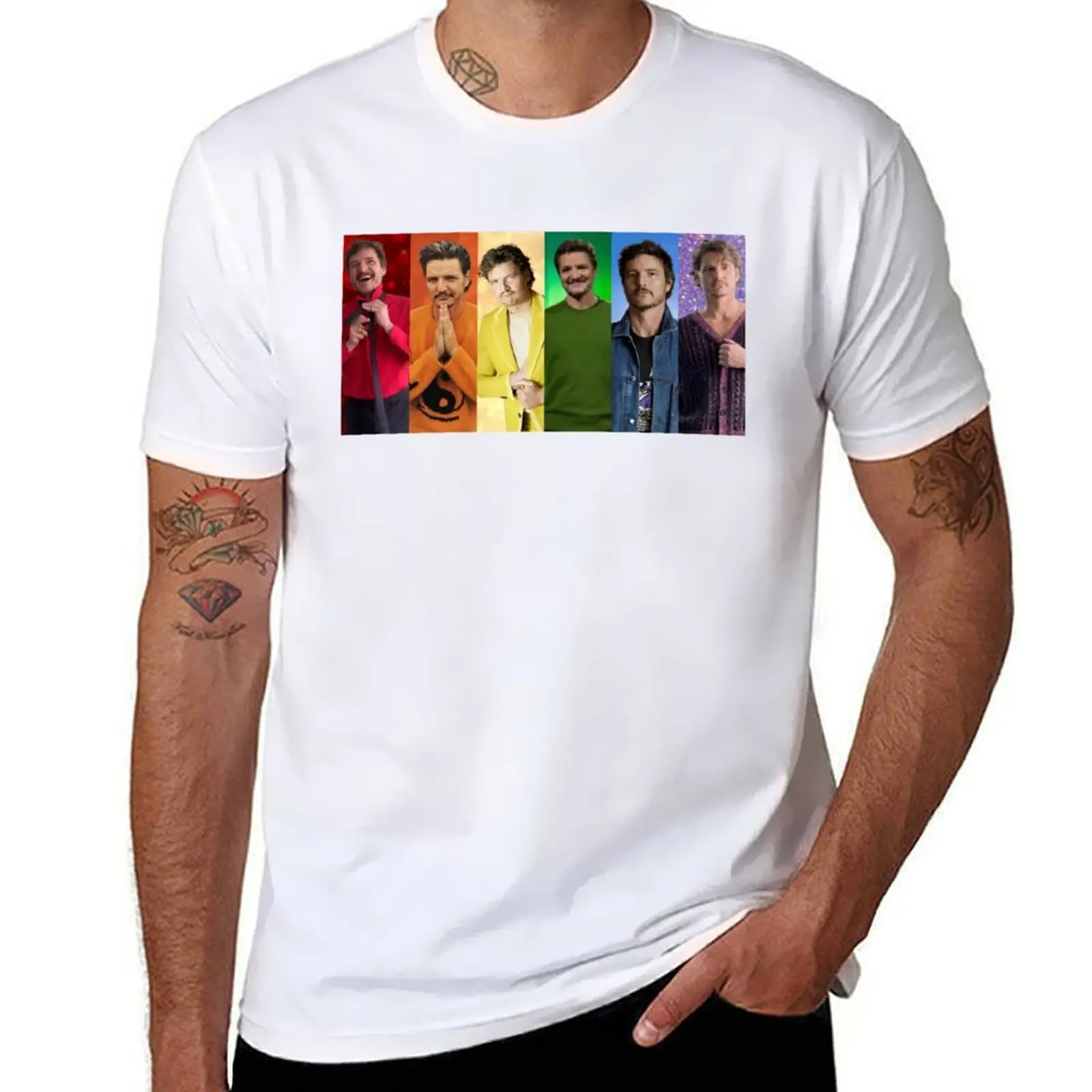 

Pedro Pascal Pride T-Shirt man t shirts high quality luxury brand man t shirt graphic T-Shirt