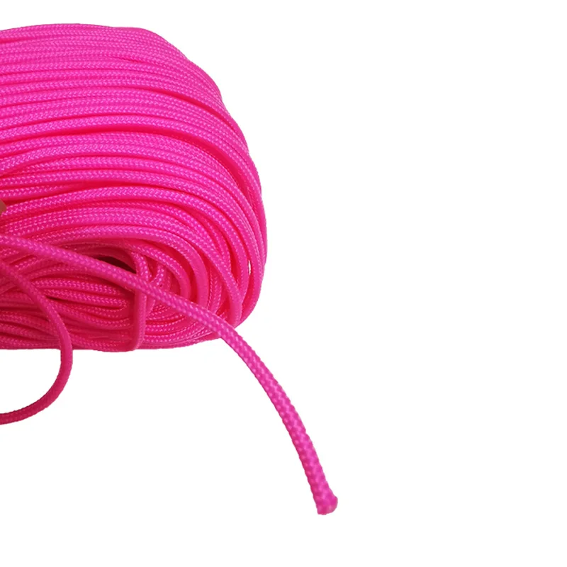 Cordelette paracorde rose, vue du produit