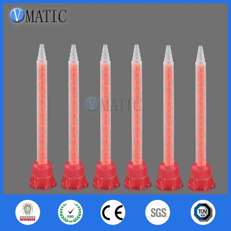 Free Shipping 10 Pcs Resin Static Mixer Round MB5.4-16S (10:1) Mixing Nozzles For 10:1 Caulking Gun