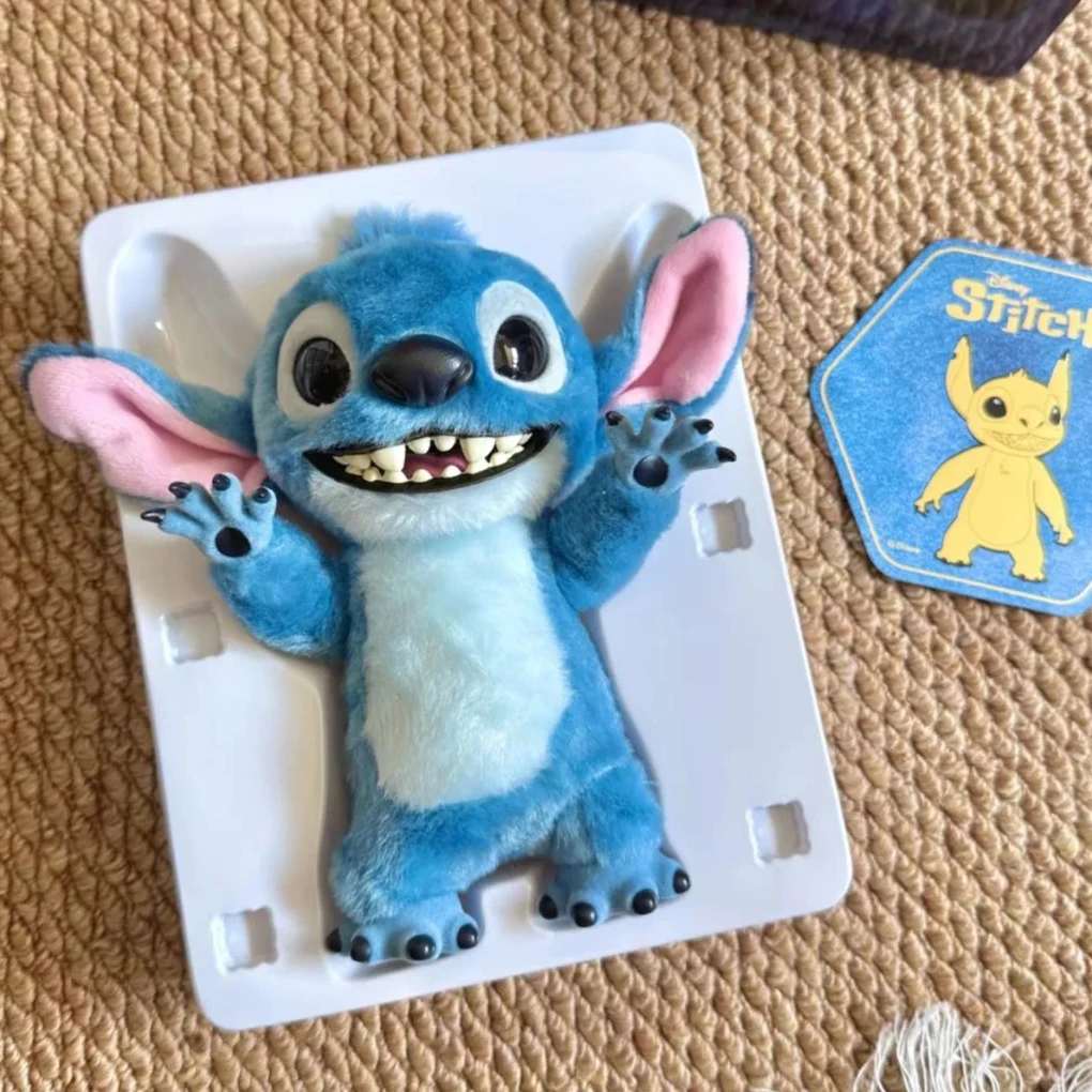 

Аутентичная фигурка Stitch, версия фильма, виниловая кукла, декор ручной работы, коллекция фигурок для девочек, подарок на день рождения для девочек, украшение
