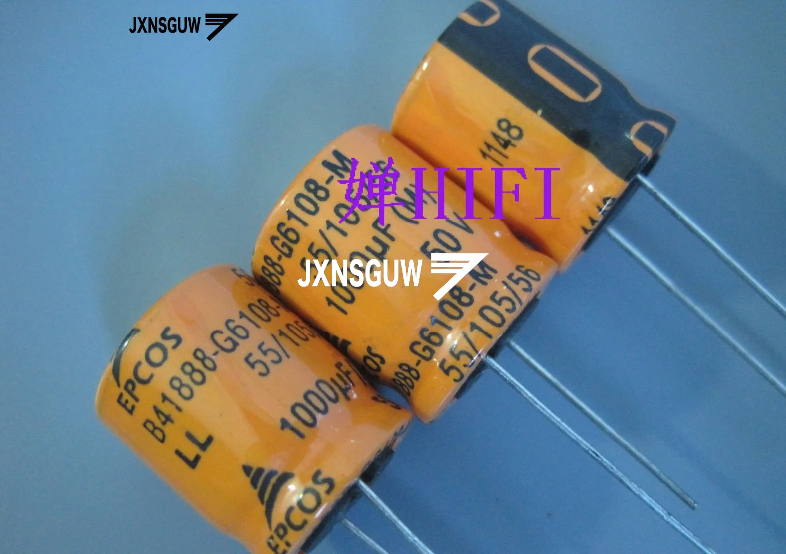 10PCS Original EPCOS B41888 50V1000UF 18X20MM Yellow Aluminum electrolytic capacitors 1000uF/50v 1000UF 50V B41888G6108M