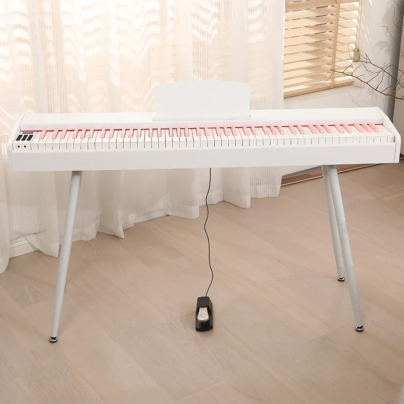 musical keyboard adjacent depressible levers or keys on a musical instrument piano keyboard