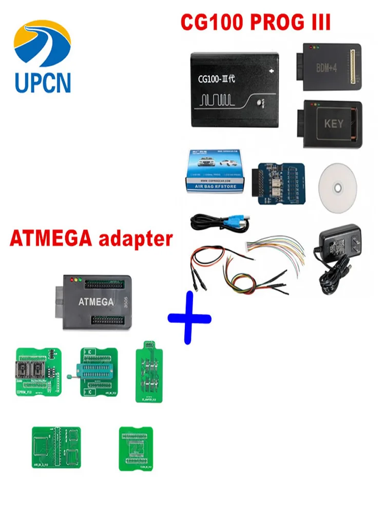 CG100 PROG III Airbag Restore Devices + CG100 ATMEGA Adapter with 35080 EEPROM and 8pin Chip