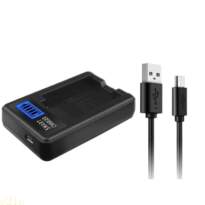 

E21E LP-E5 LPE5 LCD USB Battery for EOS XS, T1i, XSi, 1000D, 500D, 450D Digital Camera