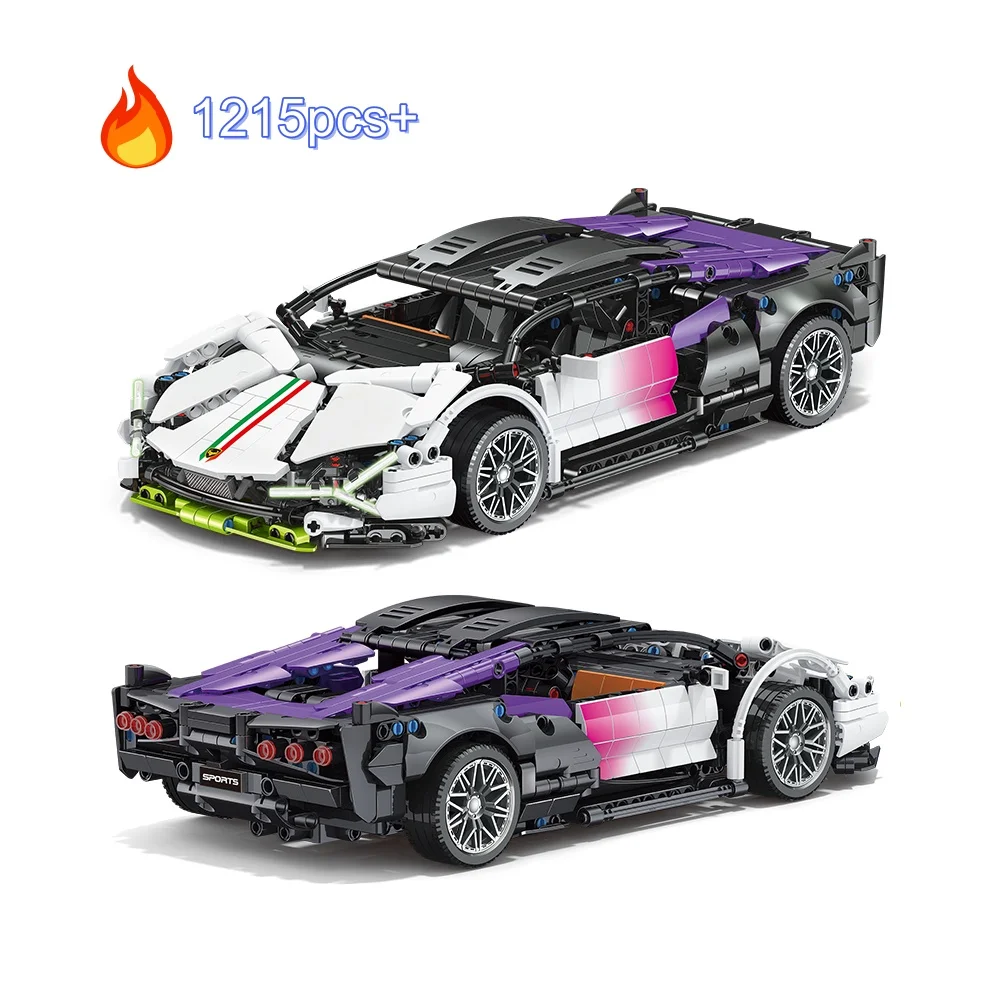 

2025 MOC, технические 1:14, строительные блоки, автомобиль, скоростной автомобиль, гоночные кирпичи, игрушки для детей, подарки на день рождения, Хэллоуин, Рождество