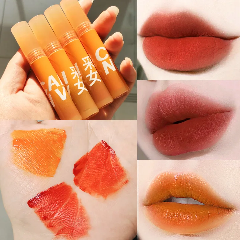 Le plus récent rouge à lèvres métallique brillant à paillettes audacieuses et intenses rouge à lèvres hydratant automne et hiver masque à lèvres Anti-séchage