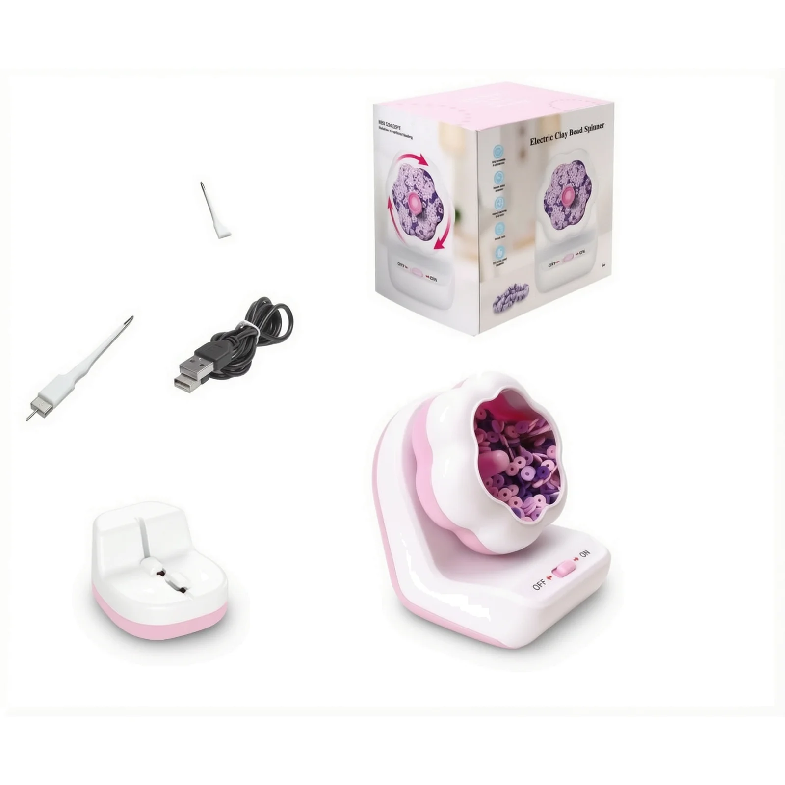 Electric Bead Machine Quick Beading And Time Saving Easy To Operate Clay Bead Beading Supplies