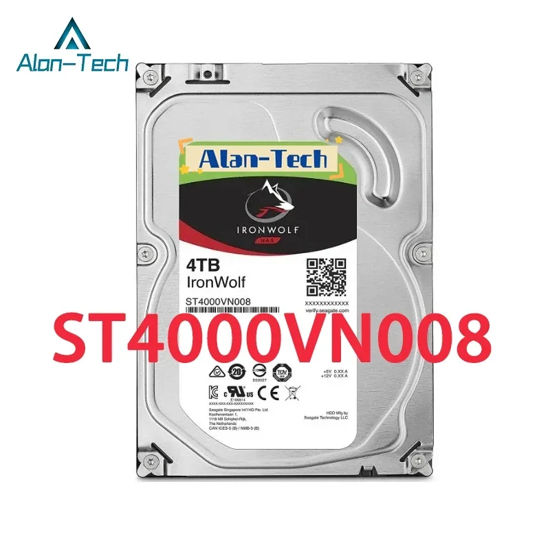 Imagem -03 - Seagate-disco Rígido Nas para Desktop St8000vn004 St8000vn004 Sata 7.2k 256m 2tb 4tb 8tb Enterprise Novo