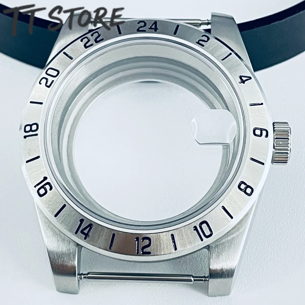 39mm NH35 Steel Watch Case Featuring Steel Bezel And Sapphire Crystal Waterproof Design Suitable For NH34 NH35 NH36 NH38