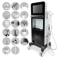 Vente en gros 17 en 1 Hydro Facial Aqua Peel Face Lift diamant Dermobrasion soins de la peau oxygène Jet d'eau Spa Machine 1
