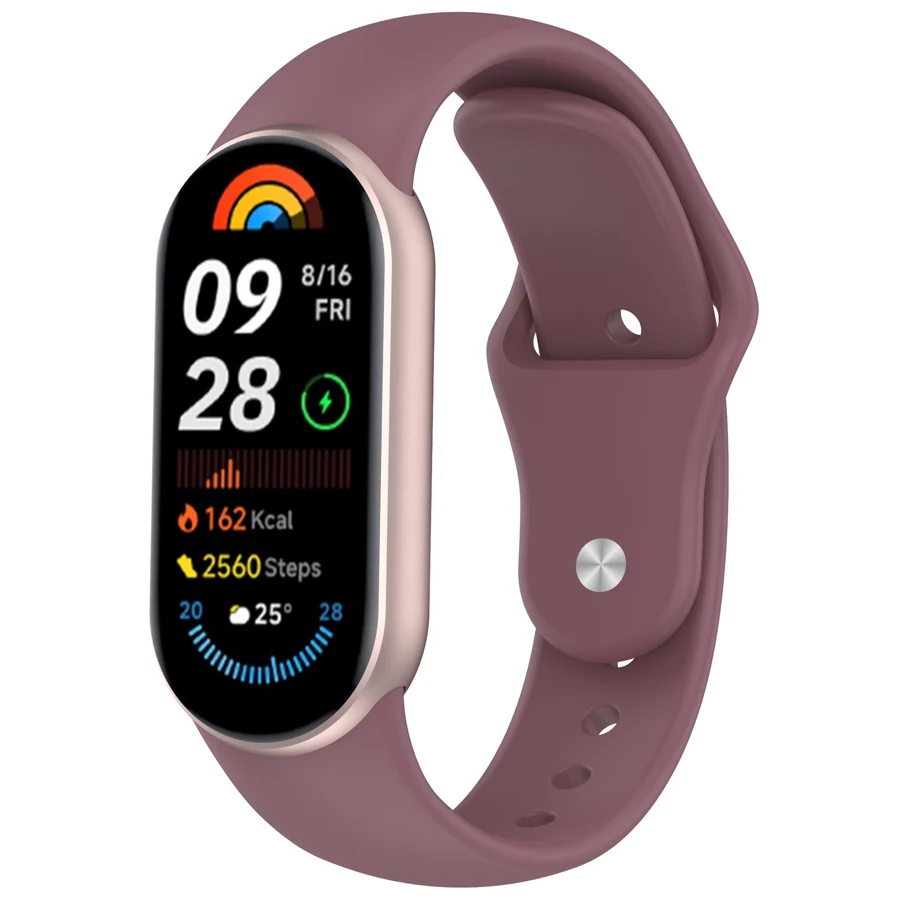 Silikonarmband für Xiaomi Mi Band 11/10/9/8 Sport Ersatzarmband für Xiaomi Mi Band 8 9 10 Smartwatch-Zubehör – Detail 11