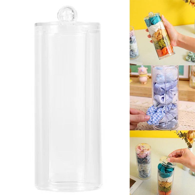 

Hair Rope Storage Box Transparent Box Cosmetic Cotton Storage Box Hair Accessories Hairpin Storage Box Sundries Storage Box