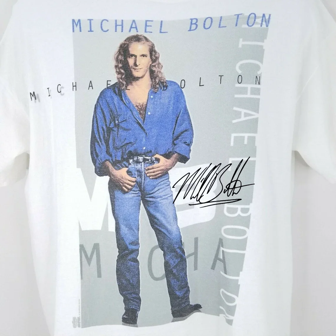 Vintage Michael Bolton World Tour Winterland Shirt White Unisex S-5XL NE2508