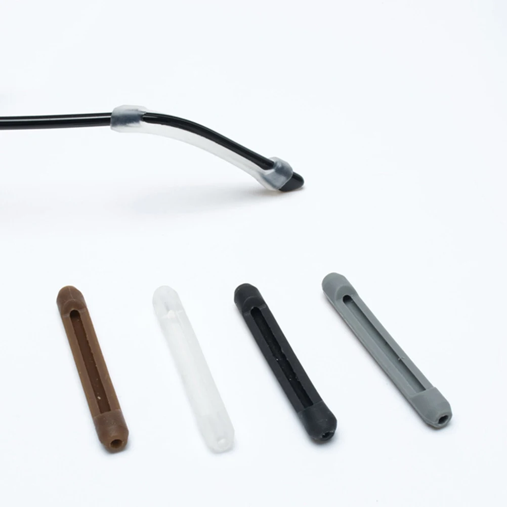 

8 Pairs Anti-slip Silicone Eyeglasses Leg Hooks for Glasses Secure Fit during Sports Outdoor Daily Use Fits All Glasses