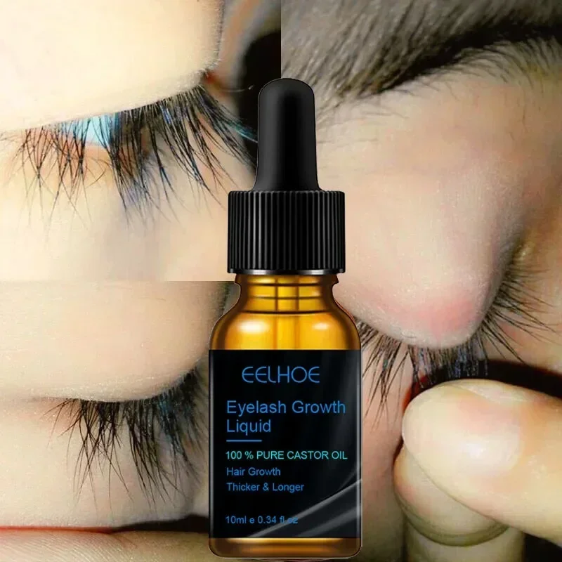 Cílios Crescimento Alongamento Solução, Cílios Crescimento, Espessamento, Curling Natural, Alargamento dos Olhos, Voluminoso, 7 Dias