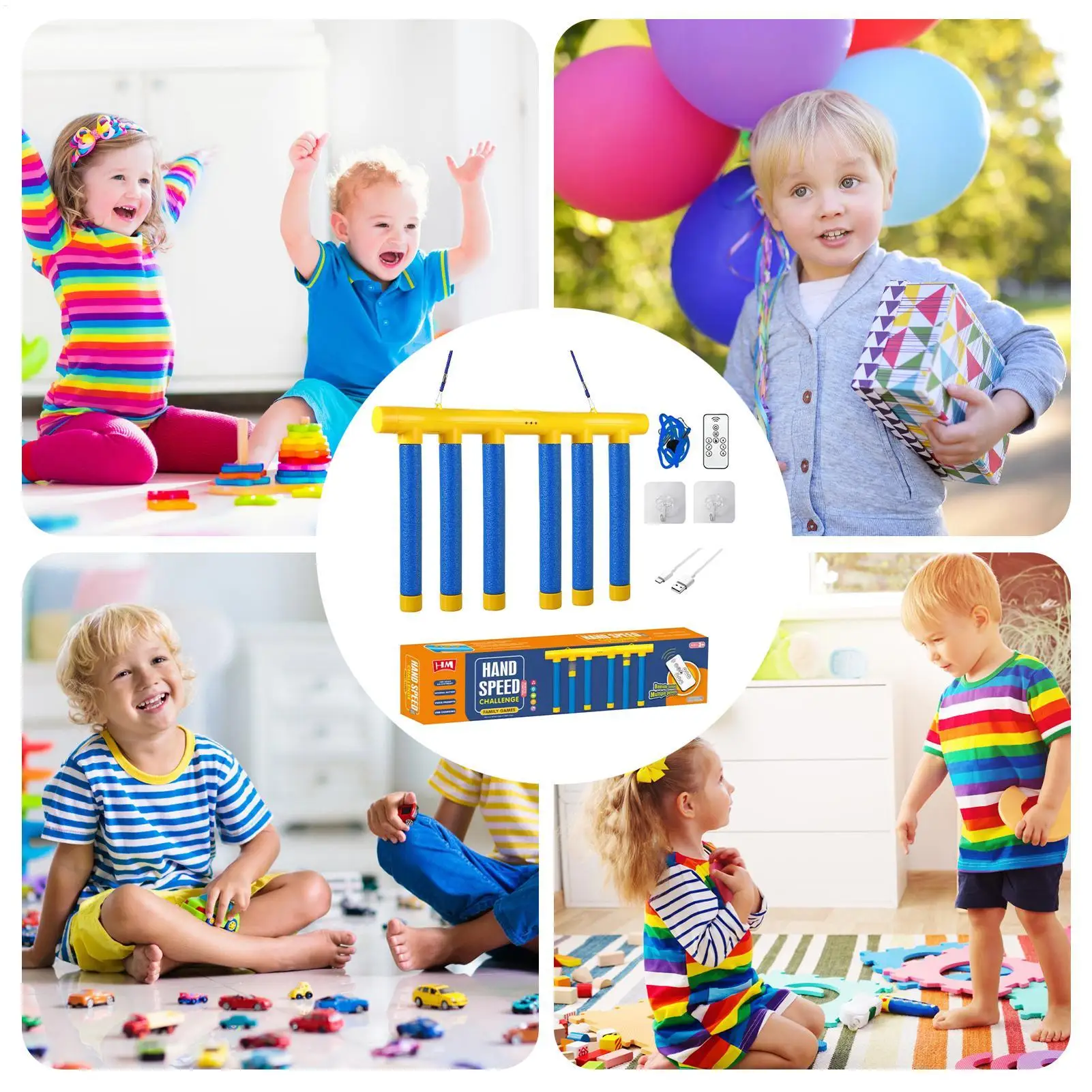 Uitdaging Vallende Stokken Spel Kinderen Stok Vangen Speelgoed Training Reactievermogen Educatief Ouder-kind Interactief Speelgoed Sport