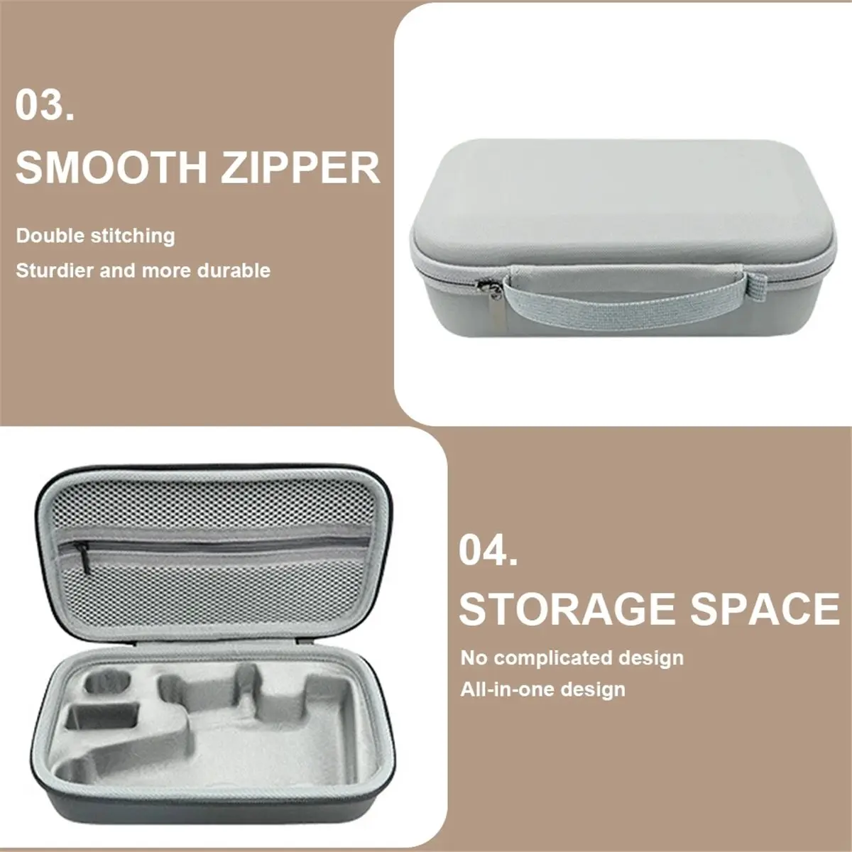 Portable Storage Bag Shockproof Hard Shell Storage Bag Anti-Scratch Camera Protective Case for Mobile 7/7P