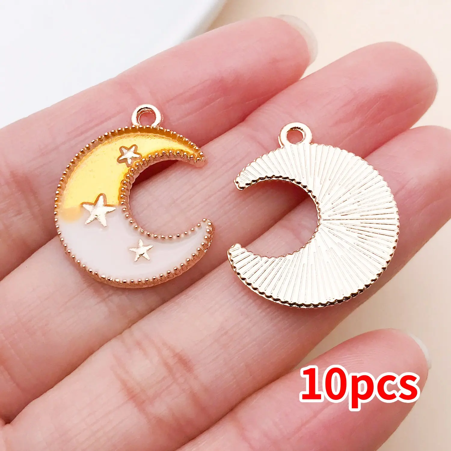 10/20pcs Enamel Charms Alloy Various Styles Pendants