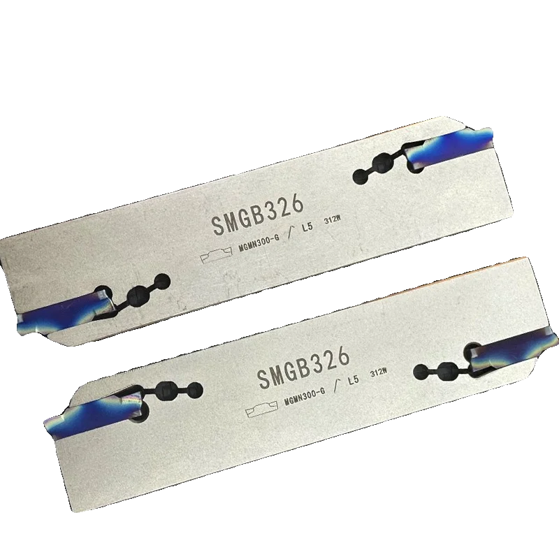 

SMGB26/32 Double Head CNC Tool Holder Slotting and Cutting Blade SMBB Tool Holder White Spring Steel Nickel Plated Material MGMN