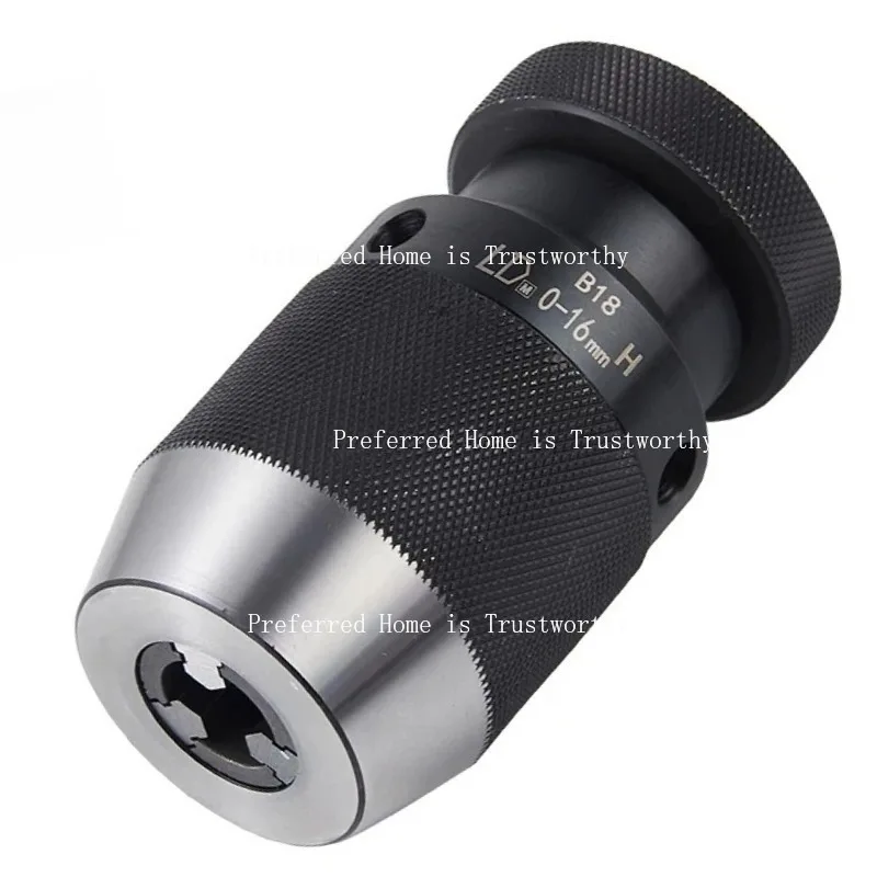 Suitable for 1PC Keyless Self‑Tightening Drill Chuck Automatic Locking B10 B12 B16 B18 B22 Lathe Tool Holder MTA MTB R8 C20