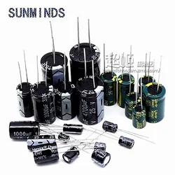 5-50PCS Electrolytic Capacitance 25V 10/22/33/47/100/220/330/470uF 680/1000/2200/3300/4700/6800/10000uF