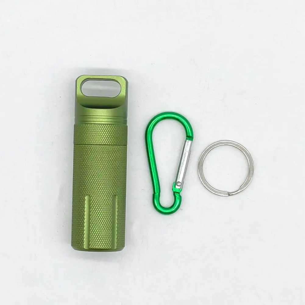 Portable Car Ashtray Storage Bottle Waterproof Ashtray Multi Functional Fashion Alloy Material 3 Colors EDC Survival Kit