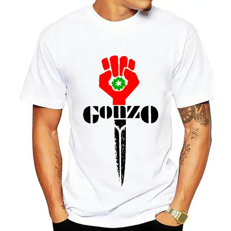 Gonzo T Shirt Fist Knife Logo Journalism Hunter S Thompson Cool Gift Tee 319