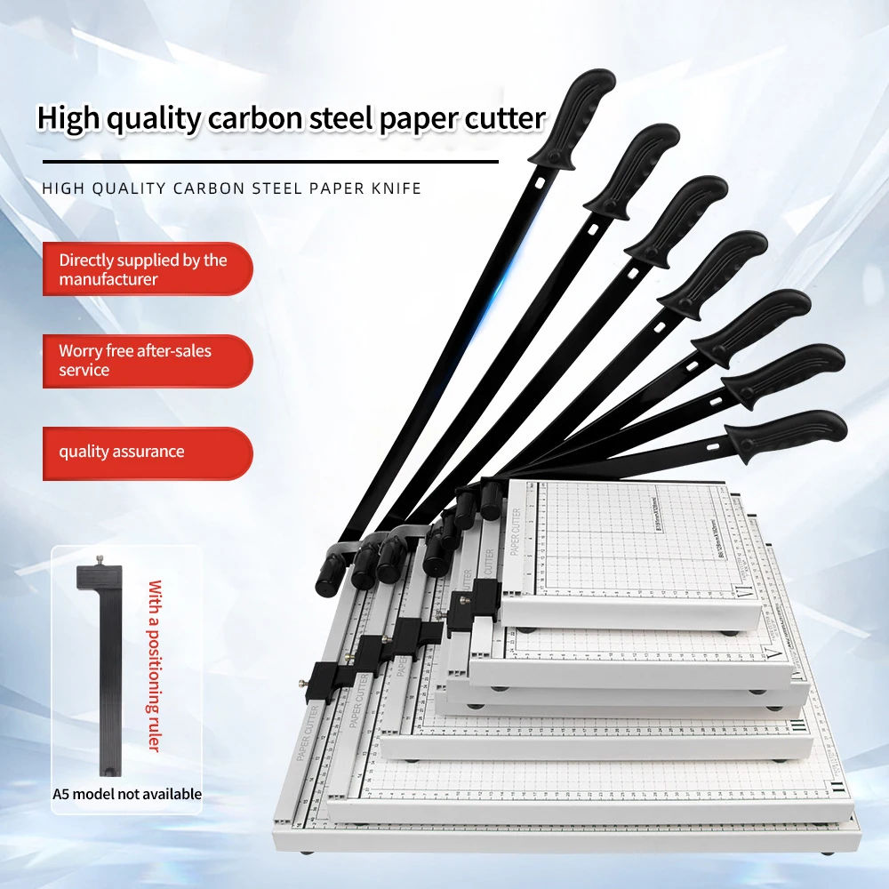 (642XY) B3 A3 B4 A4 B5 A5 Series Manual Guillotine Paper Trimmer Suitable for Office and Commercial Printing Shops