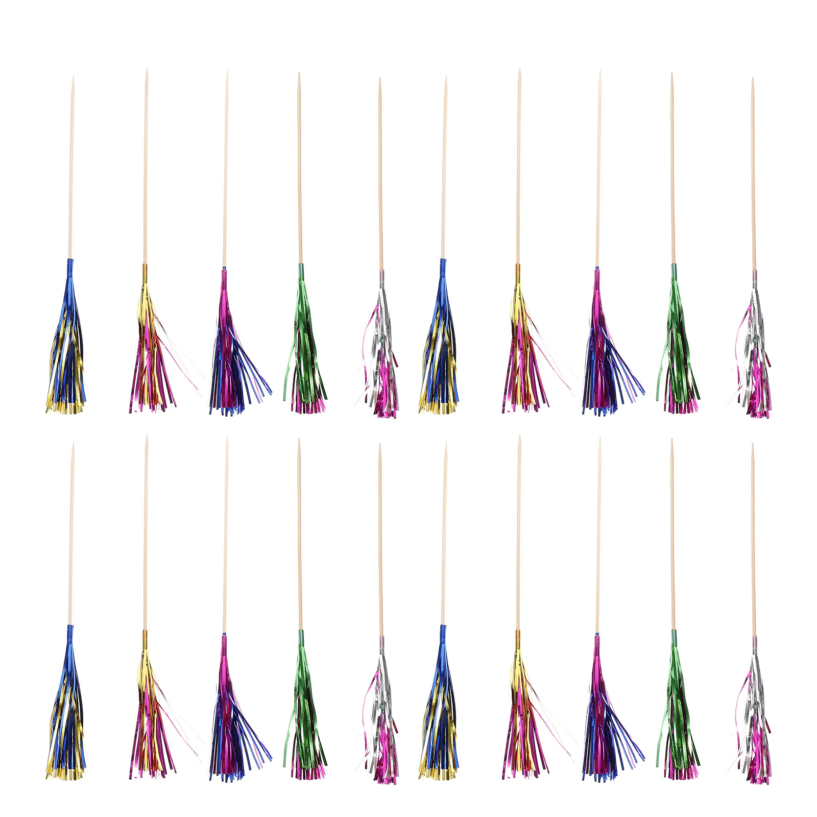 

100 Pcs Fruit Lottery Dessert Cake Topper Serving Utensils Drink Sticks Fruits Decoration Cocktail Picks