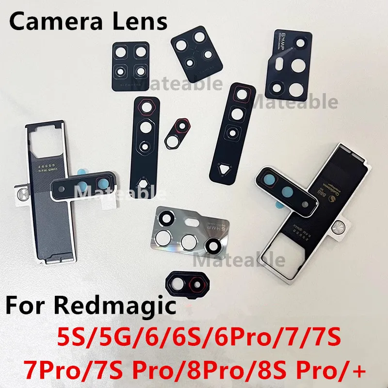 For ZTE Nubia Redmagic 8 Pro 8S 7Pro 7S 6 6R 6S 5S 5G Red magic Camera Lens Glass Repair Rear Housing Replace Repair Parts