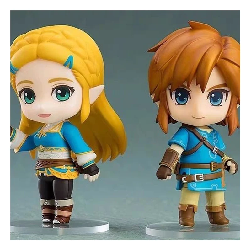 Zelda Link Nintendo Animation Game Peripheral Toys Anime Action Movable Model Nendoroid Figures Ornament Collection