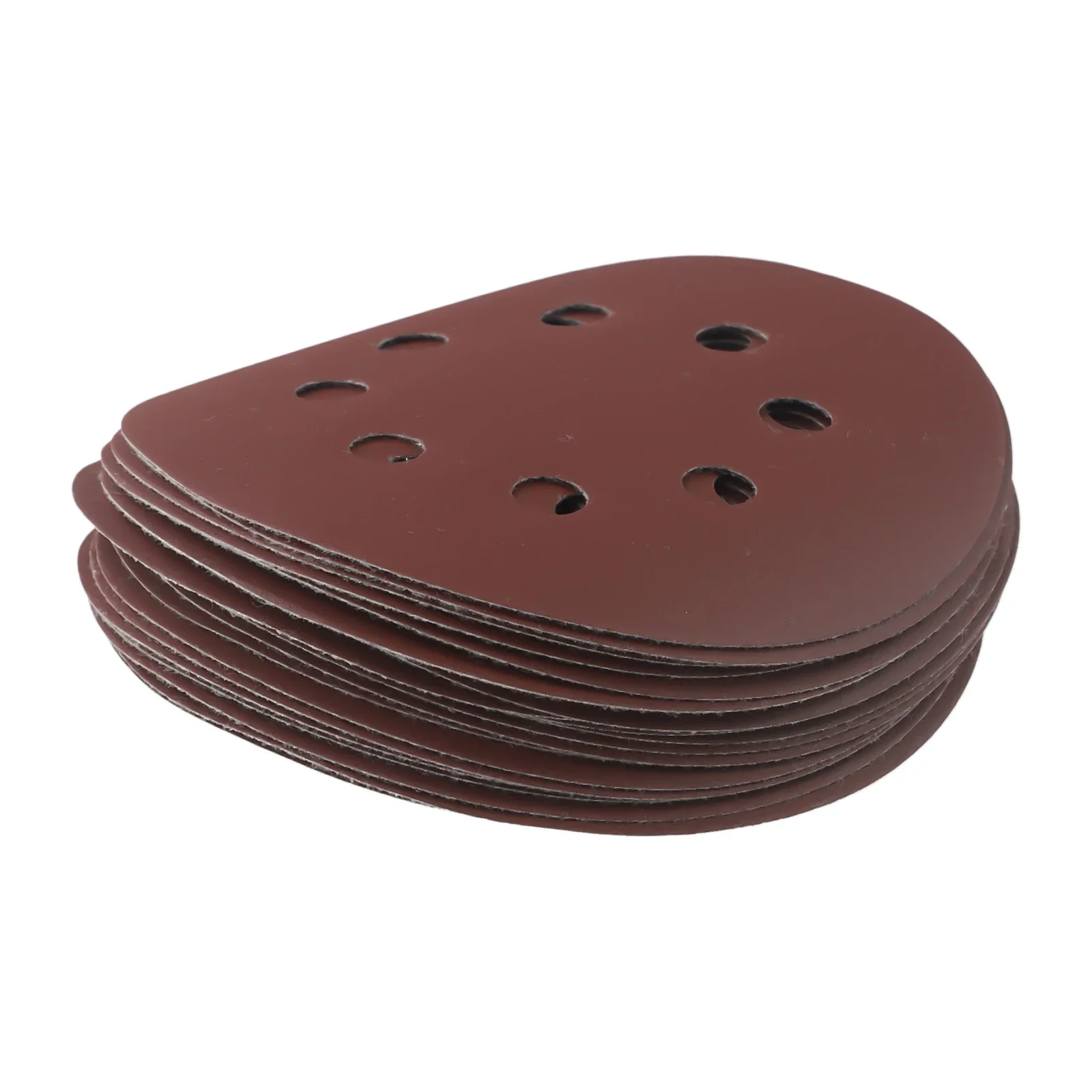 

20Pcs 5 Inch 125mm Flocking Sanding Discs Round Sandpaper 8 Holes Hook And Loop Sand Sheets For Polishing 40-2000 Grit