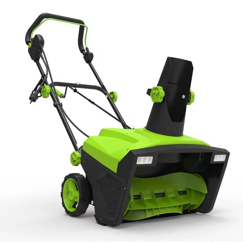 

VERTAK 2300W Electric Snow Thrower Walk Behind Sidewalk Snowplow Machine Garden Snow Blower For Marketing