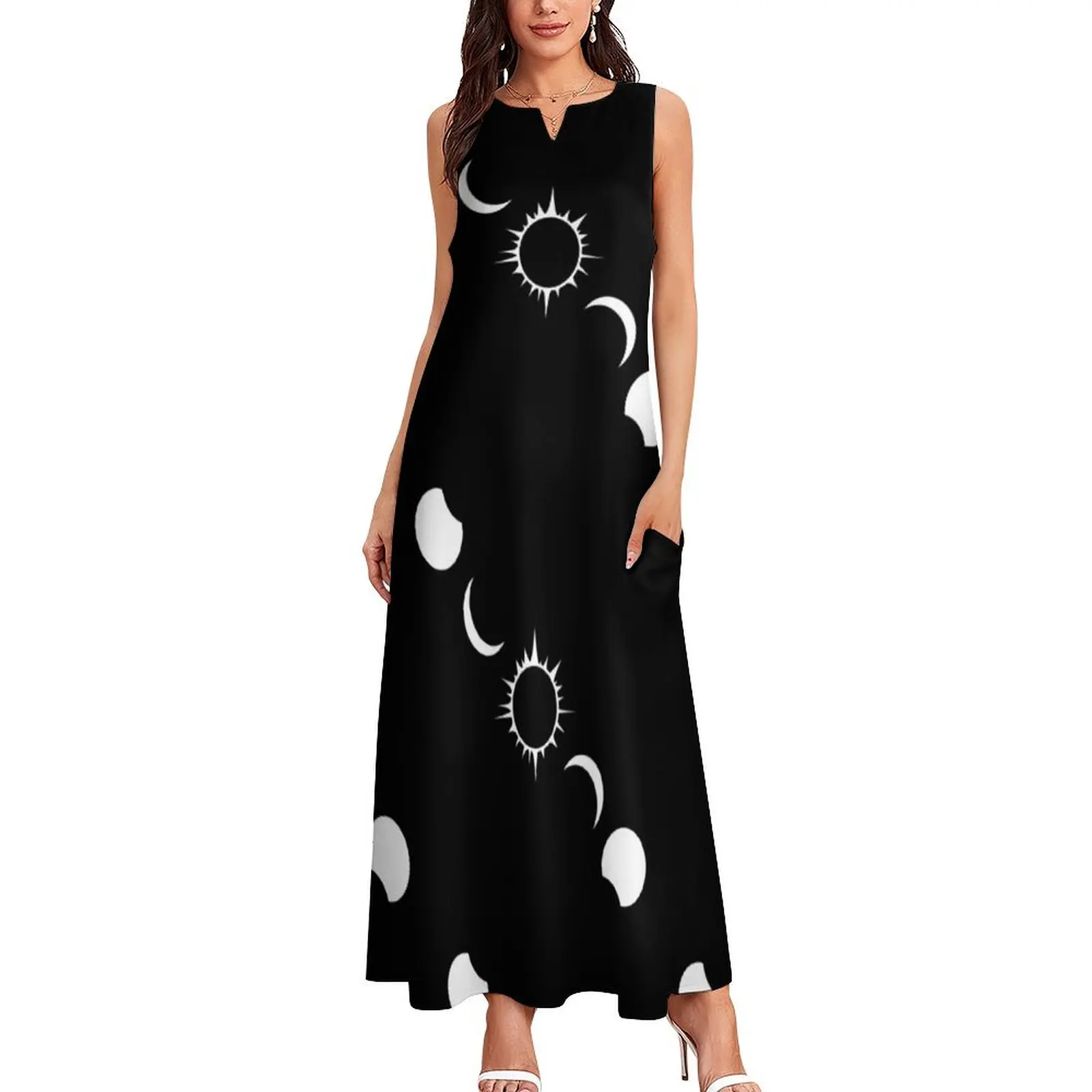 Solar Eclipse Long Dress dresses for women 2025 luxury designer party summer dresses womens 2025 Dress