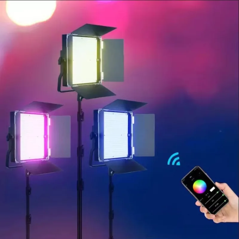 

JW Hot sales High Quality Professional Photography Light Photo Video Studio Panel RGB Led Light Film Movie Lighting
