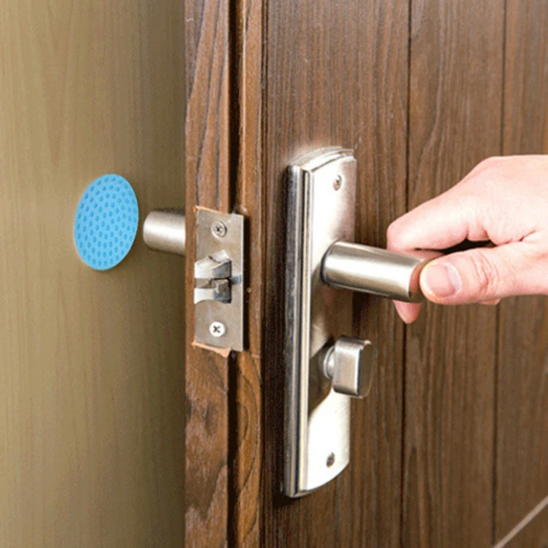 silent gate Sponge fenders door children protective Silicone Wall handle protect pad stickers Collision avoidance