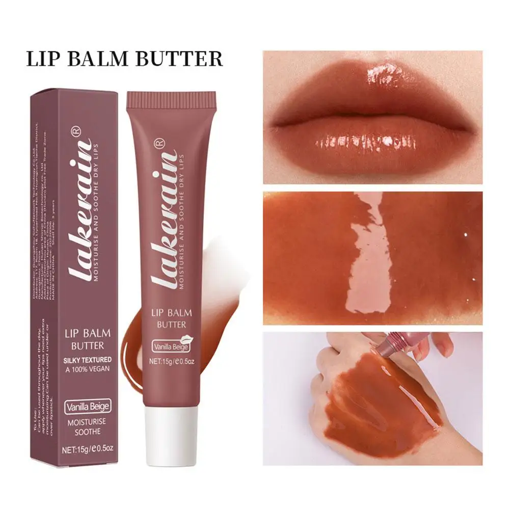 Colorful Lip Oil Balm Moisturizing Shimmer Water Transparent Lipstick Long Lasting Hydrating Jelly Lipgloss Base Gel Cosmetic