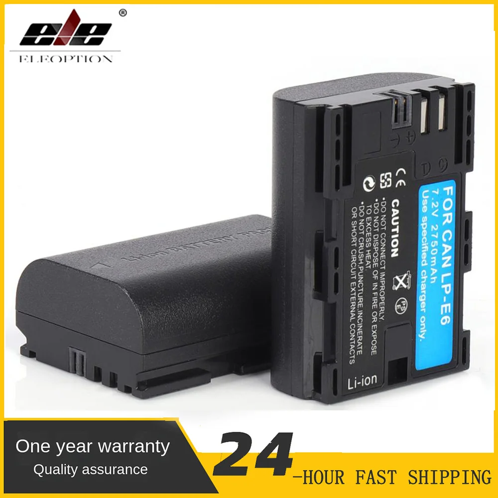 2 pacote/lote Bateria da câmera LP E6 Para Canon para EOS 6D 7D 60D 60Da 70D 80D 90D 5D Mark II 2 III 3