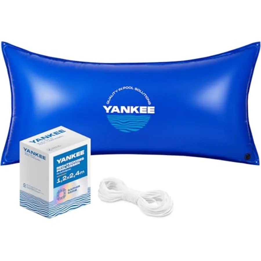

Yankee 4x8 Pool Pillow for Above Ground Pools, Pool Pillow for Closing Winter, Extra Durable 0.4 mm PVC 27 Gauge,Winter Pool Pi