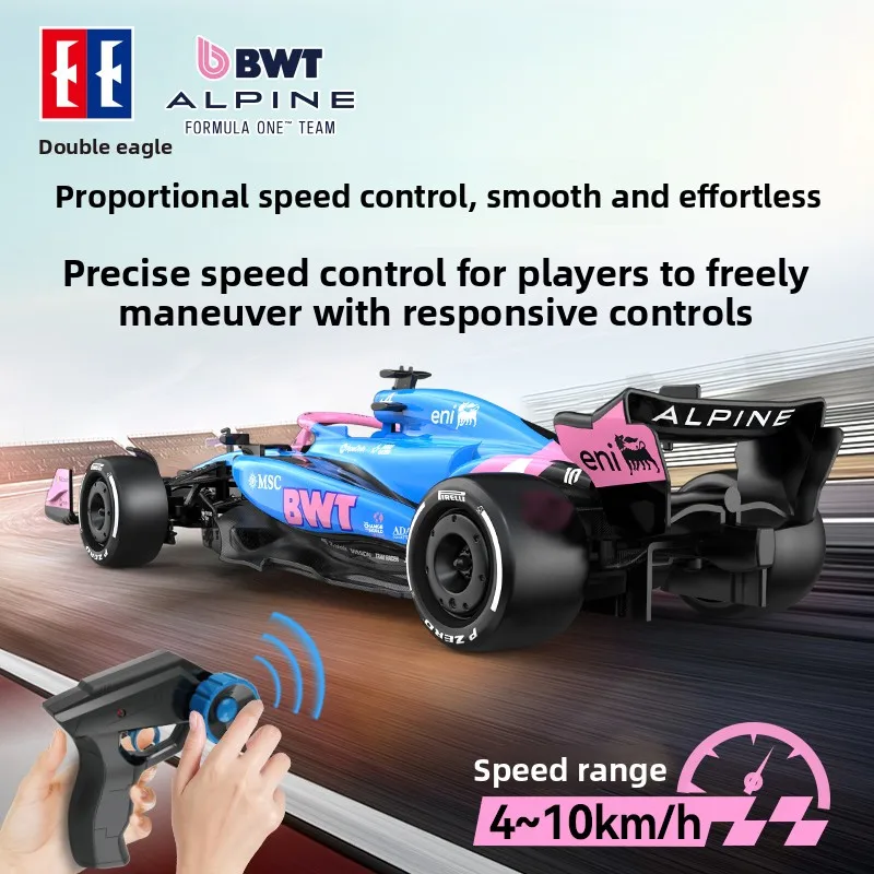 Double Eagle 1:16 Alpine Racing F1 Remote Control Car Toy Racing Drift High Speed Sports Car Remote Control Children's Day Gift