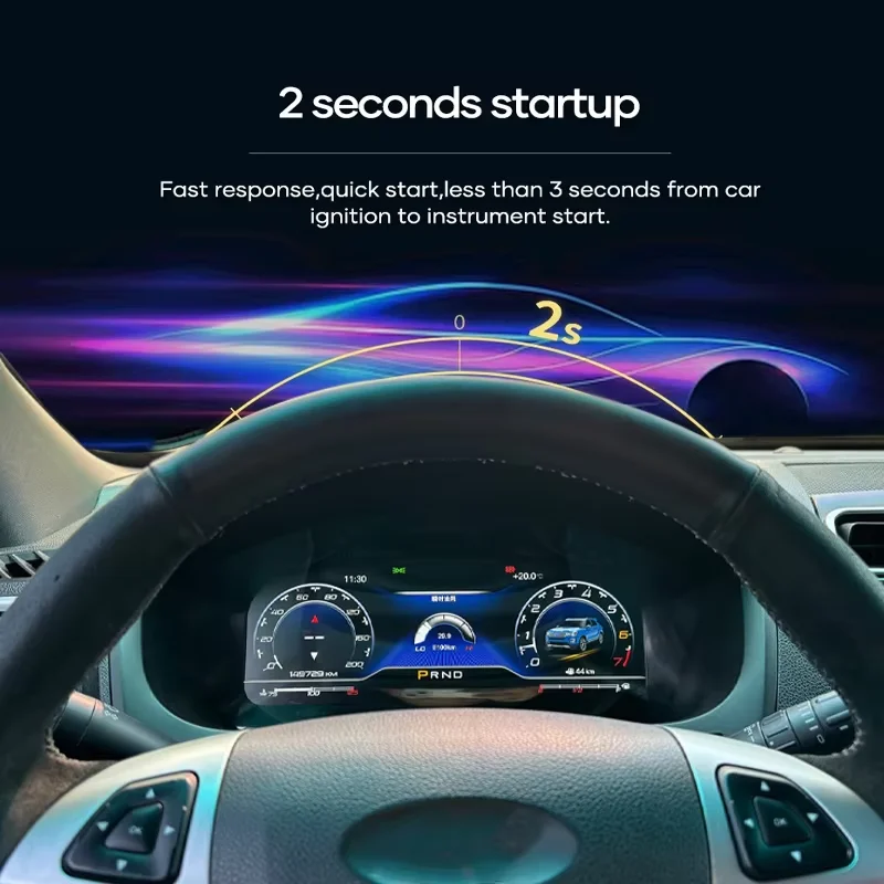 Digital Instrument Cluster For Ford Explorer 2011 - 2018 Speedometer Dashboard Cockpit Virtual Instrument 12.3' Full LCD CarPlay view 5
